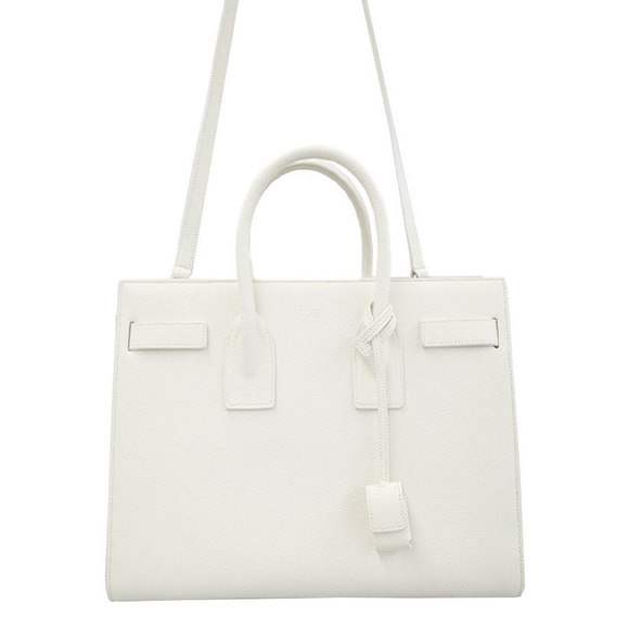 Saint Laurent Paris Classic Bag Small White Black - Picture 1 of 8